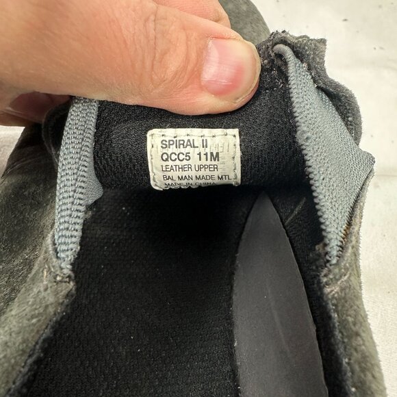 Bass Mens Spiral II Suede Slip-On Shoes 11M Gray Leather Upper Durable Outdoor S - Picture 2 of 9